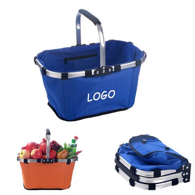 Folding Shopping Picnic Basket