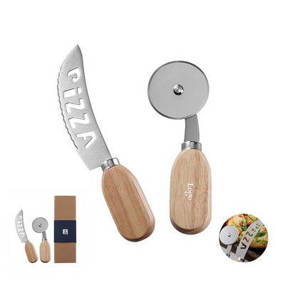 Stainless Steel Pizza Cutter Set