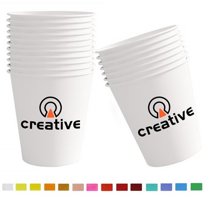 7/9/12Oz. Single Wall White Paper Cup