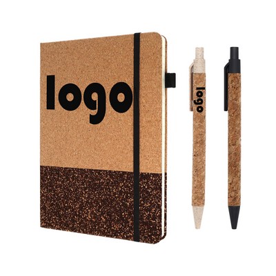 Cork Spliced Eco-friendly Notebook Set