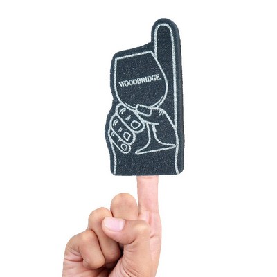 #1 Finger with Wine Glass Foam Mini (6.25")