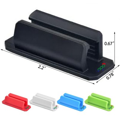 Silicone Adhesive Pen Holder for Desk Marker Clip Pencil Holder with Double Sided Extra Sticky Tape