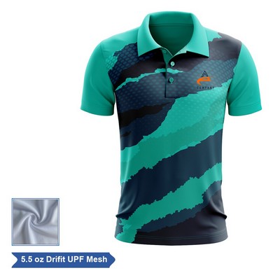 Sublimation UPF Mesh Performance Polo - Men Women Kids