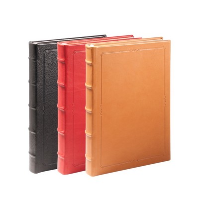 Small Lined Page Writing Journal W/ Traditional Leather Hardcover