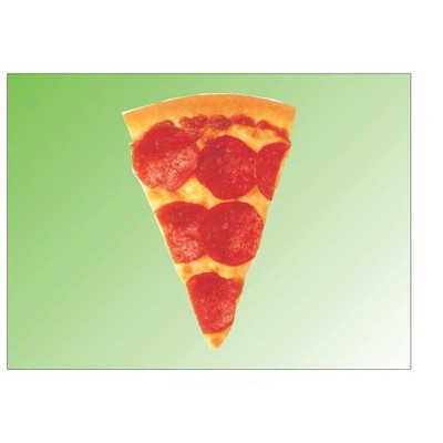 Pizza Slice Metal Photo Magnet (2 1/2"x3 1/2")