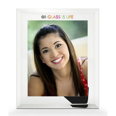 Clear Beveled Glass Picture Frame (8"x10")