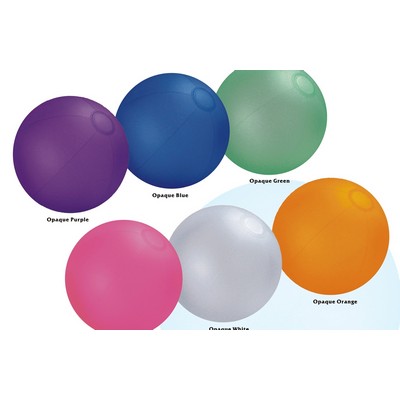 16" Inflatable Opaque Beach Ball