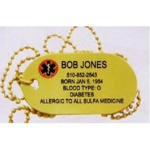 2"x1-1/8" Custom Dog Tag 26 Gauge