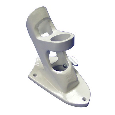 1" 2-Position White Aluminum With Thumb Screw