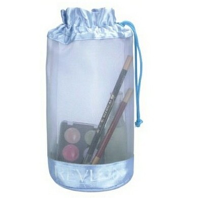 Mesh Cosmetic Bag w/ Drawstring