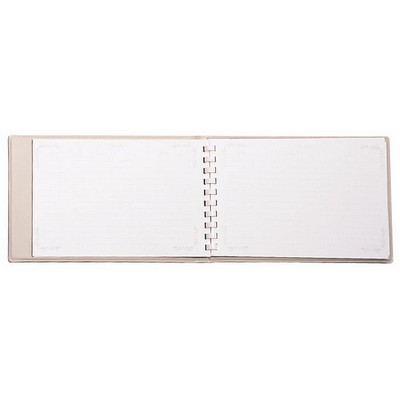 Stock Vinyl 50 Page Guest Book w/ Over 1000 Name Capacity