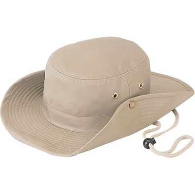 Fishman Bucket Hat, Brushed Cotton Twill