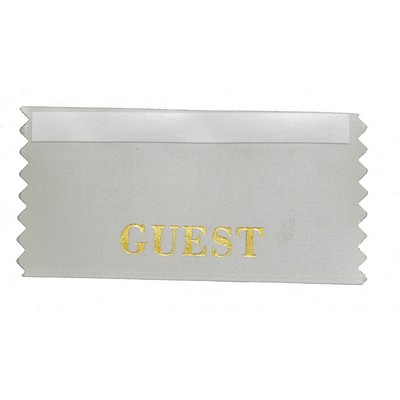 Guest Stock Horizontal Badge Ribbon