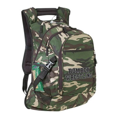 Deluxe Camo Computer Backpack (15"x21½"x9")