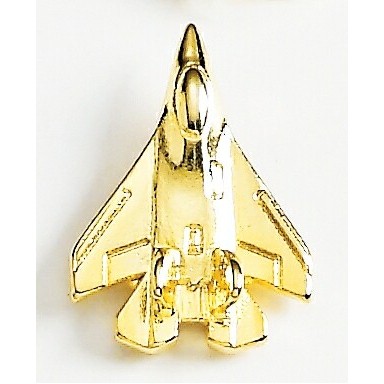 Jet Fighter Marken Design Cast Lapel Pin (Up to 7/8")