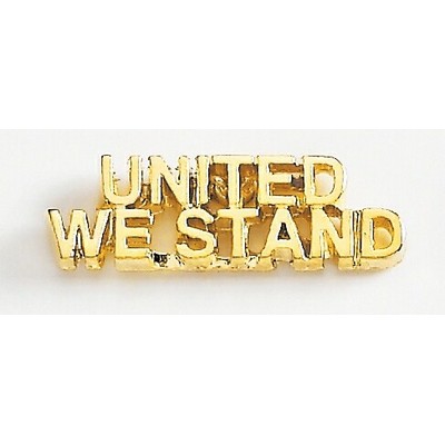 United We Stand Marken Design Cast Lapel Pin (Up to 1")