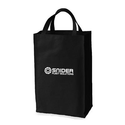 Full Gusset Grocery Totes w/Top Stitched Vertical Edges (600D Polyester)