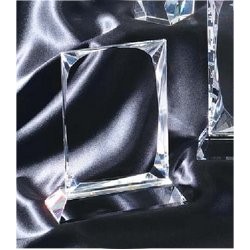 Small Spotlight Rectangle Optic Crystal Award