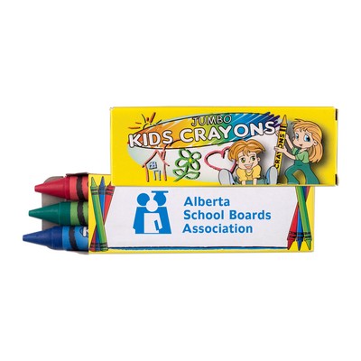 3 Pack Jumbo Crayons