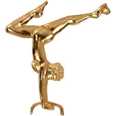 Chenille Insignia Pin - "Female Gymnast"