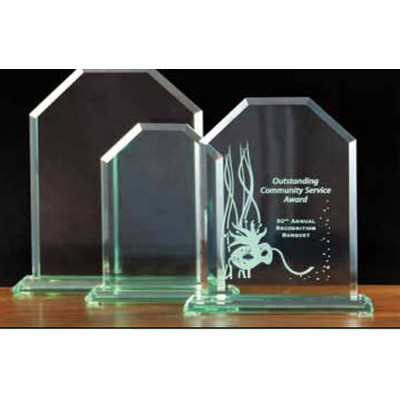 Jade Glass Cornerstone Award (4"x6½")