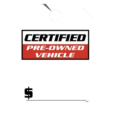 Mirror Hang Tag (Certified Pre Owned Vehicle)