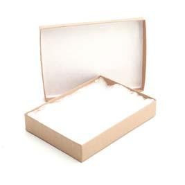 Natural Kraft Krome Jewelry Box (5 1/4" x 3 3/4" x 7/8")