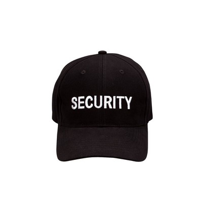 Black Supreme Low Profile Insignia Cap w/White Security