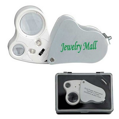 10x & 20x Dual Power Illuminated Loupe