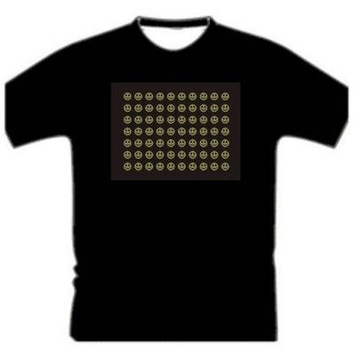 Cotton T-Shirt with Music or Light / Short Sleeve