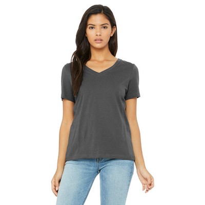 BELLA+CANVAS Ladies' Relaxed Jersey V-Neck T-Shirt