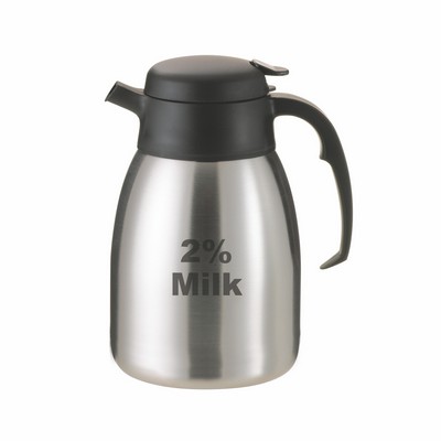 SteelVac™ 1.5 Liter Etched Essential Carafe (2% Milk)