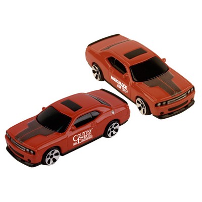 3" 1:64 Scale Diecast Metal Dodge® Challenger-Orange