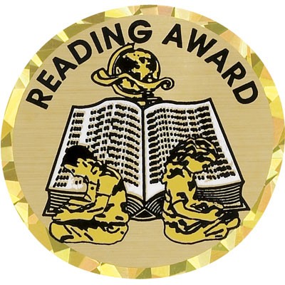 2" Reading Award Mylar Medallion Insert Disc