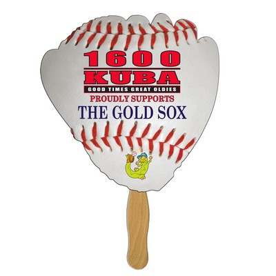 Glove Auction Hand Fan Full Color