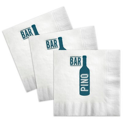 QuickShip 3-Ply Facial Beverage Napkin