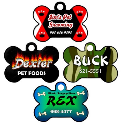 Bone Double-Sided Pet Tags