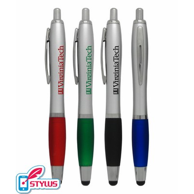 Union Printed - Rio Retractable - Stylus Pen with 1-Color Logo