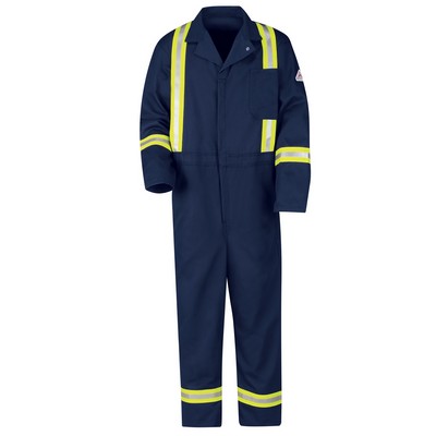 Bulwark Men's Flame Resistant Classic Coveralls w/ Reflective Trim