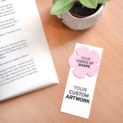 1-Sided Small Eco Bookmark w/Shape