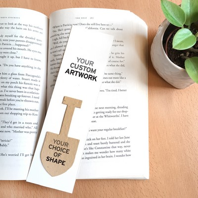 1-Sided Large Eco Bookmark w/Shape