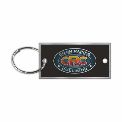 Brushed Chrome Key Tags (2½")