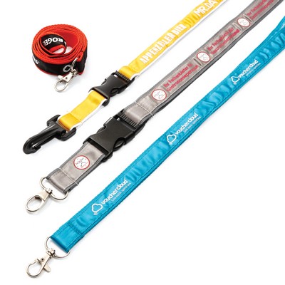 Polyester & Satin (Upper Layer) Printed Lanyards