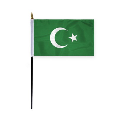 Islamic Stick Flags 4x6 inch