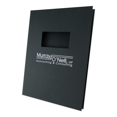 Report Cover w/Window (9" x 12") and Foil Stamped Imprint