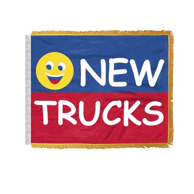 New Trucks Smiley Antenna Flags 12x18 inch