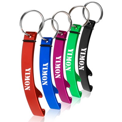 Bottle Opener W/ Key Chain - 2 3/16"x3/8"