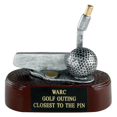 4½" Resin Golf Putter Trophy