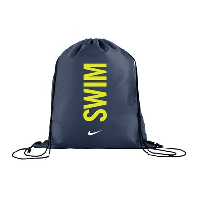 210D Heavy Duty Drawstring Tote Bag - Navy