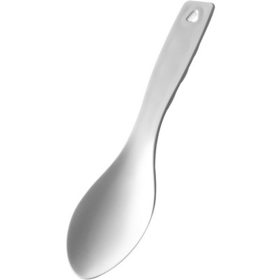 Heavy Duty 8 inch Spoon White